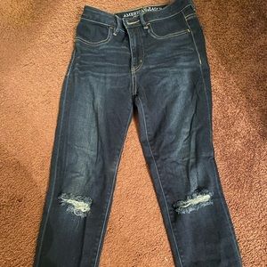 American Eagle sky high rise denim
